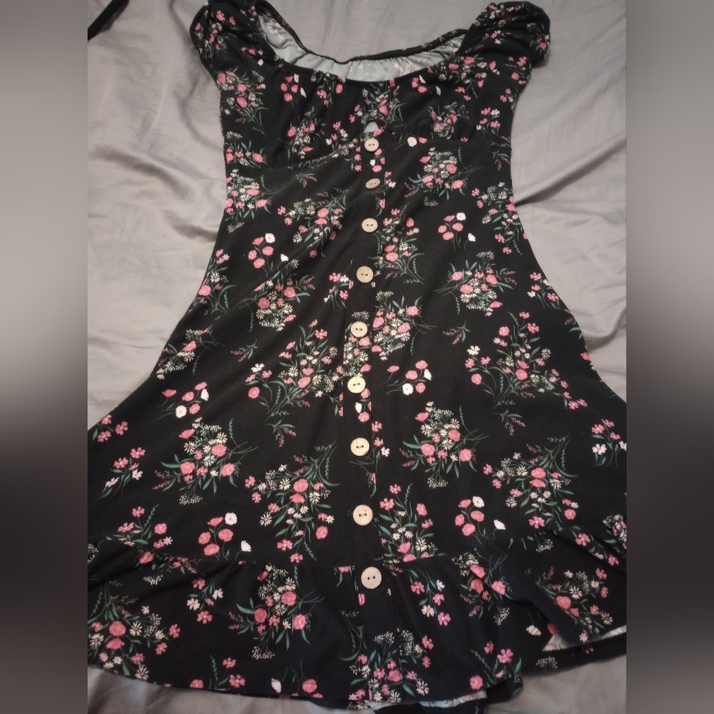 Floral Button-Down Dress